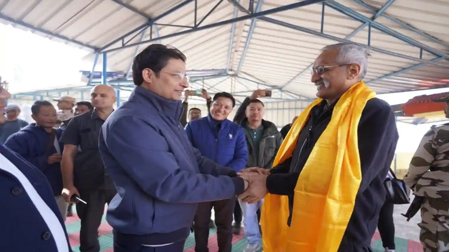 Centre’s Interlocutor Pankaj Kumar Singh Arrives in Darjeeling for Key Talks, Meets MP Raju Bista