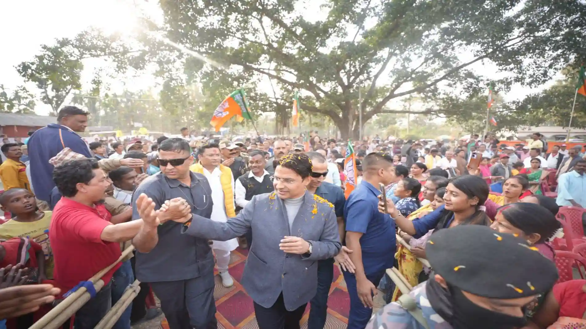 MP Raju Bista Slams TMC Over ‘Demographic Engineering’ And Neglect Of Tea Workers At Kalchini Rally