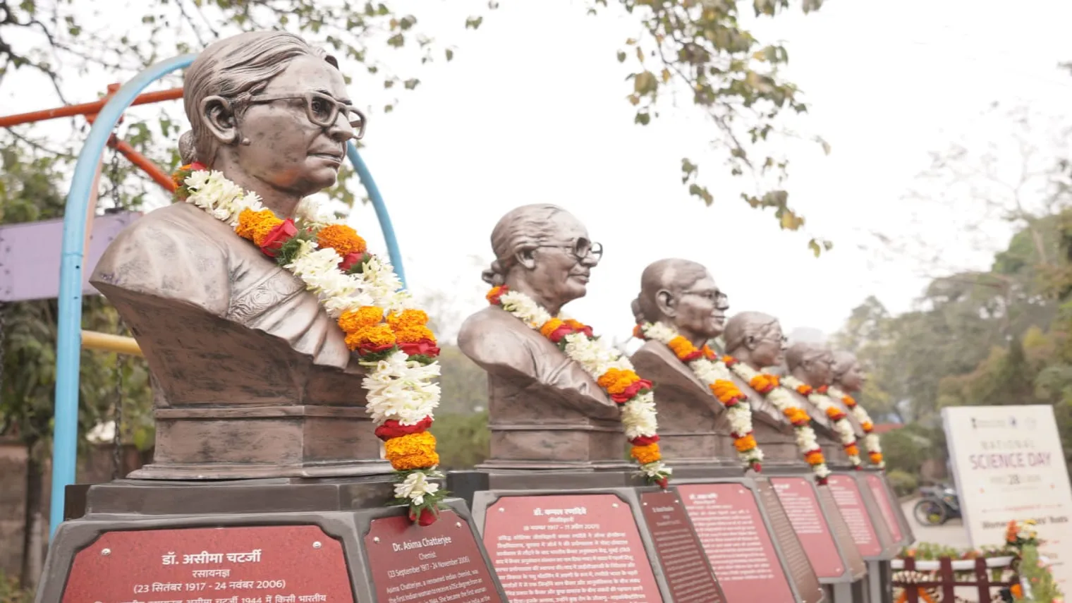 Busts of 10 Pioneering Women Scientists Unveiled at North Bengal Science Centre on National Science Day