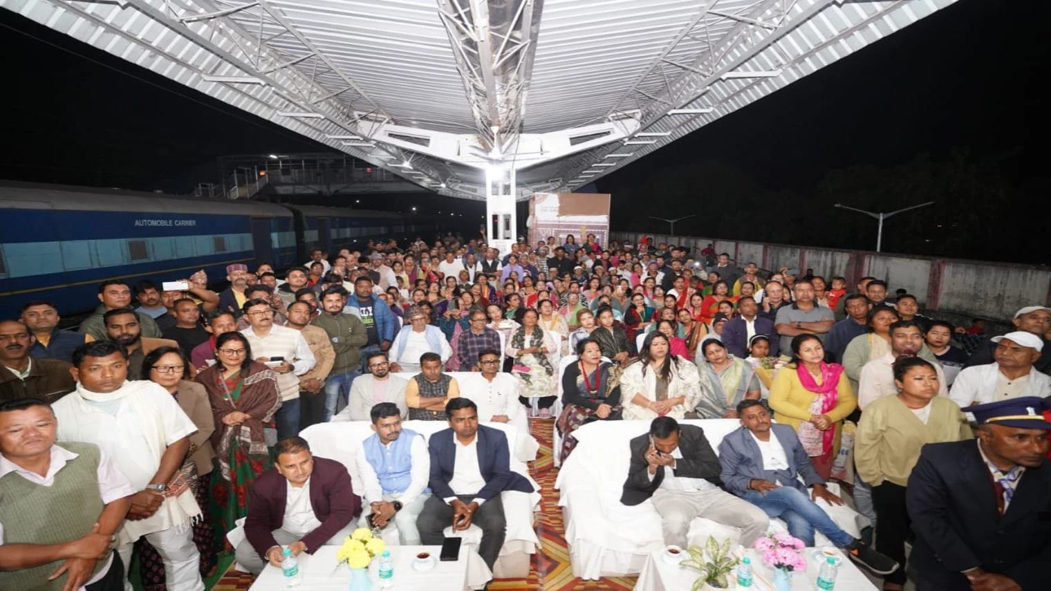 Sevoke Gets Delhi Link: Raju Bista Flags Off New Stoppages at Sevoke & Gulma