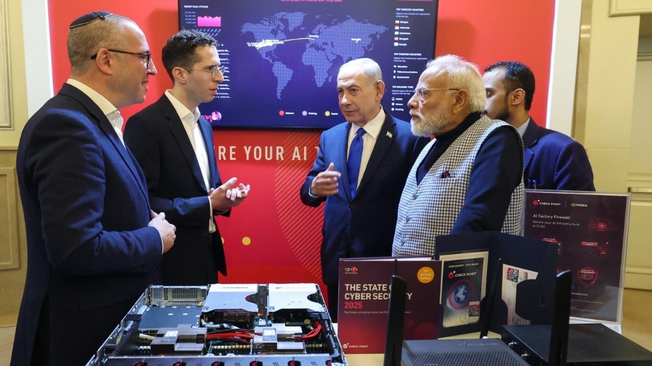 PM Modi Visits Jerusalem Tech Expo, Invites Investments in India