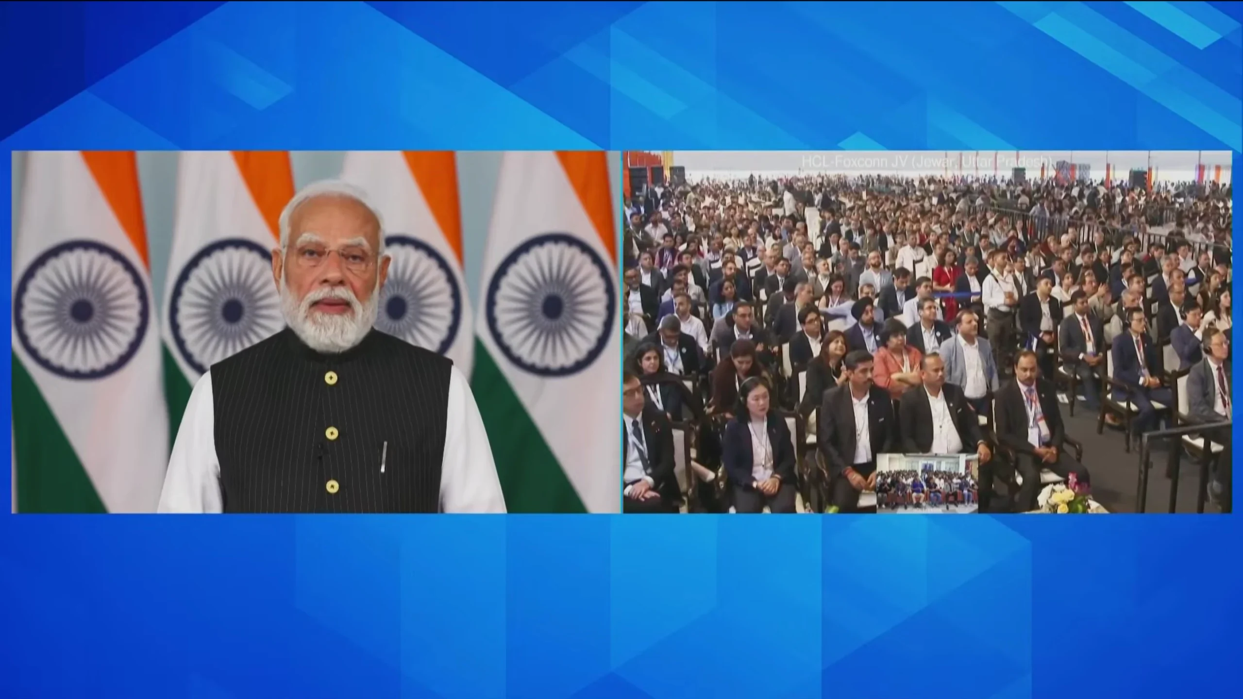 ₹3,706 Crore HCL-Foxconn Chip Plant Foundation Laid by PM Modi in Jewar – Full Details