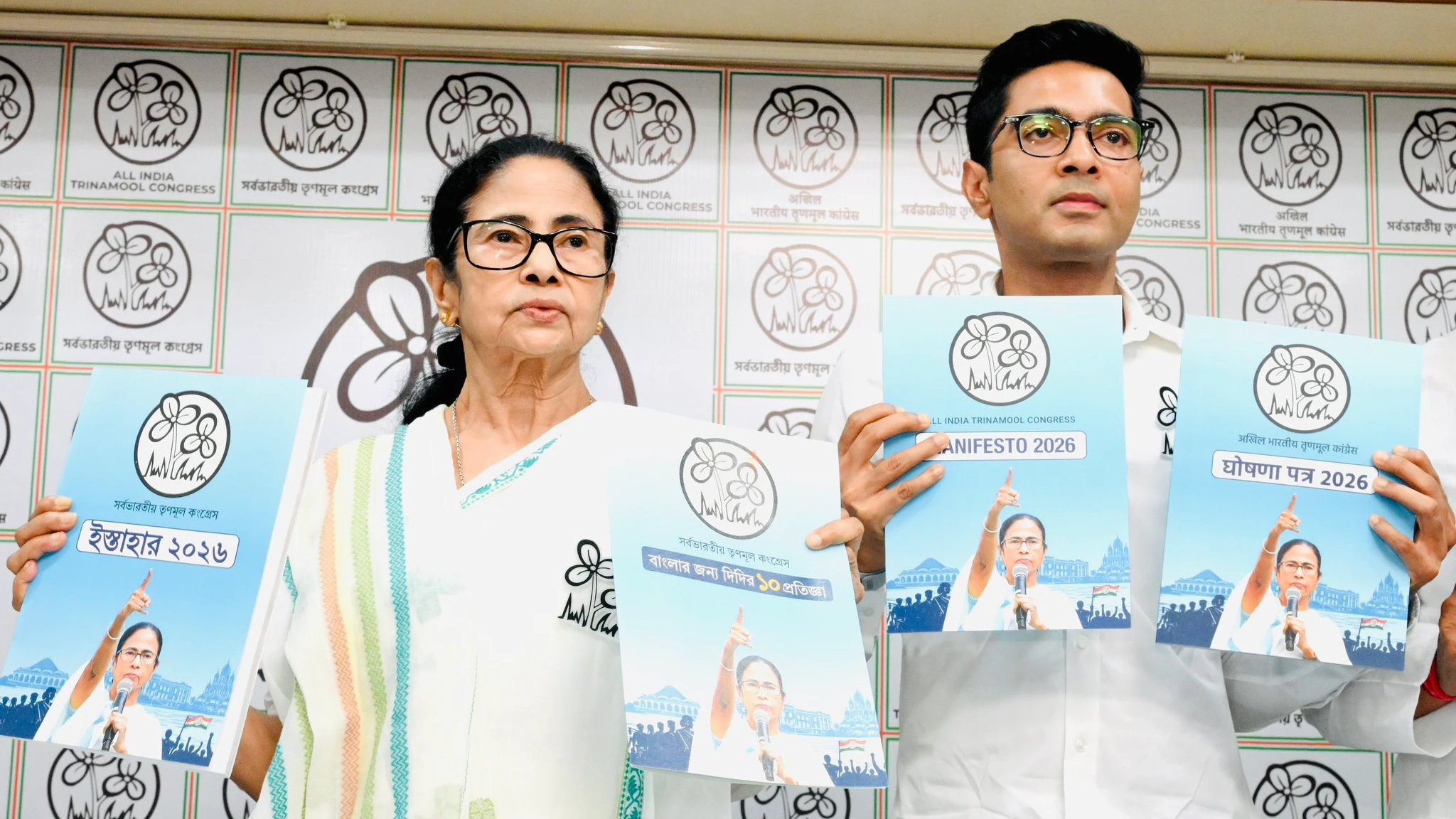 Mamata Banerjee Accuses BJP of ‘Deep Conspiracy’ as TMC Launches Manifesto