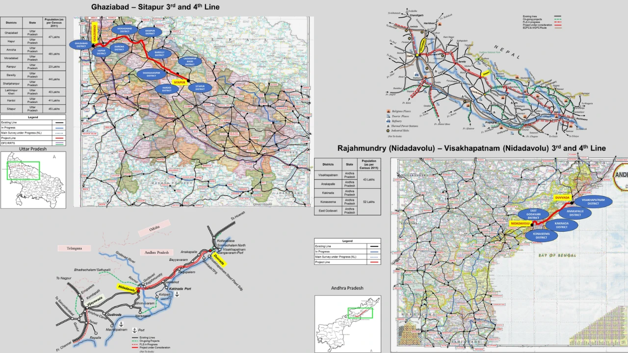Cabinet Clears ₹24,815 Crore Railway Multi-Tracking Projects in UP and Andhra Pradesh