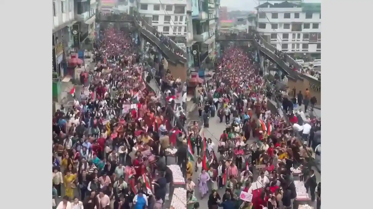 Sikkim Erupts in Anger: Women Hit the Streets After Women’s Reservation Bill Fails in Parliament